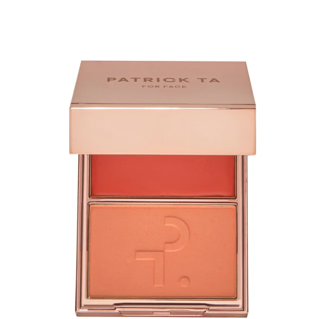 PATRICK TA Major Headlines Double-Take Cream and Powder Blush Duo (Various Shades)